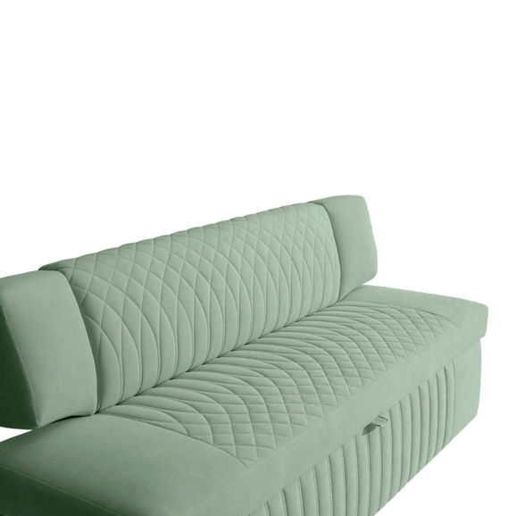 Диван для кухни Леонард 168, светло-зеленый - фото 4