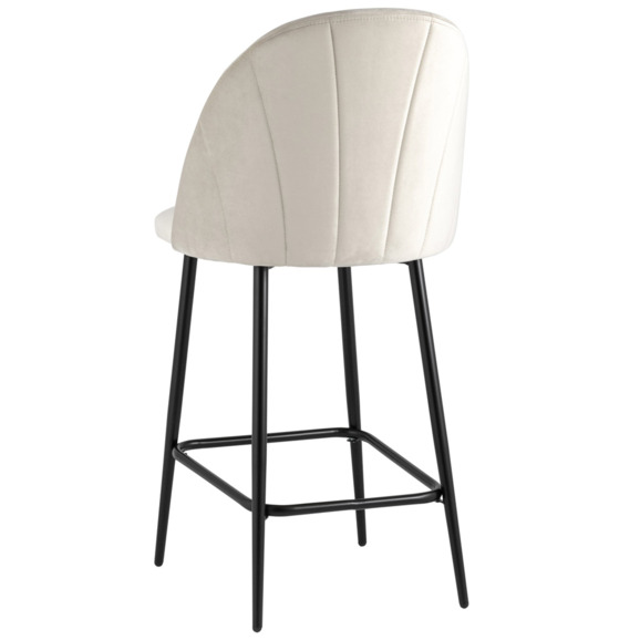 Стул полубарный Логан SN, велюр, бежевый - фото 5