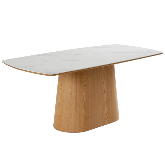 Обеденный стол Sailing, белый, бежевый - фото 1