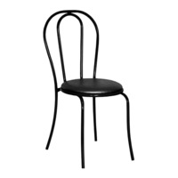 Настоящее фото товара Стул для столовой Венеция 2, черный, произведённого компанией ChiedoCover