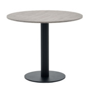 Фотография товара Стол круглый Фризбин D90, столешница МДФ сегни темный, основание металл черный от компании ChiedoCover.