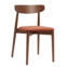 Настоящее фото товара Стул Роквелл, экокожа Паприка, морилка светлый орех, произведённого компанией ChiedoCover