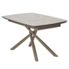 Стол RIVOLI 140 MATT LATTE STONE SOLID CERAMIC / TAUPE