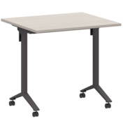 Фотография товара Стол мобильный складной ясень шимо, антрацит, 22 мм, 80*70 от компании ChiedoCover.