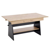 Фотография товара Стол-трансформер Portico, дуб артизан, черный от компании ChiedoCover.