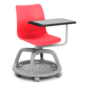 Фотография товара Стул College (на крутящемся основании со столиком), красный от компании ChiedoCover.