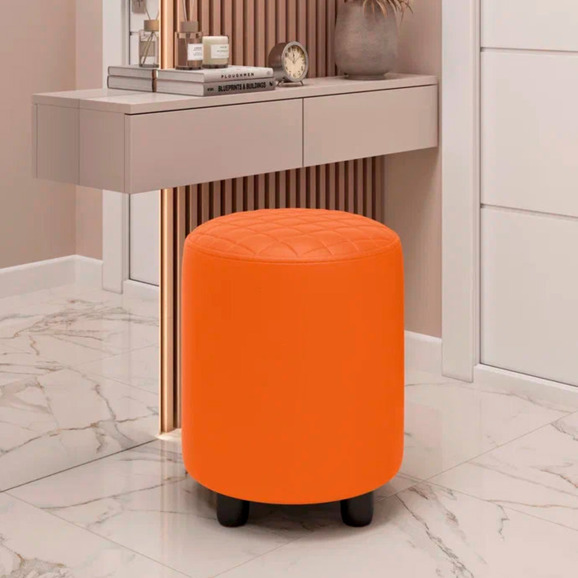 Пуф Тепал, экокожа, оранжевый - фото 5