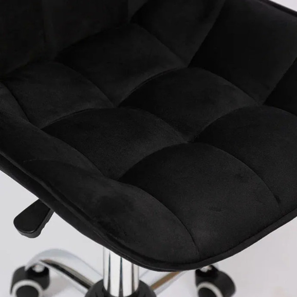 Стул Мускус, хром, черный, велюр - фото 7