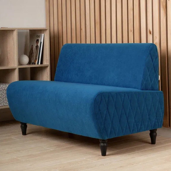 Диван Лотик, велюр, синий - фото 5