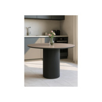 Фотография Керамический стол Барел 110 avenue grey sahara / черный Фотография товара Керамический стол Барел 110 avenue grey sahara / черный от компании ChiedoCover.