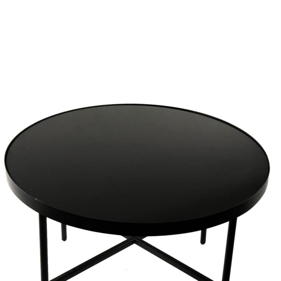 Кофейный столик круглый Финика М со стеклом - фото 2