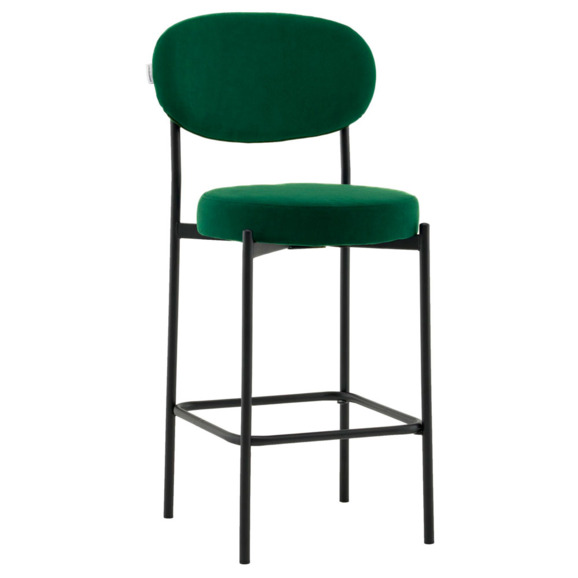 Стул Полубарный Бриф DD велюр зелёный Стул Полубарный Бриф DD велюр зелёный - фото 1