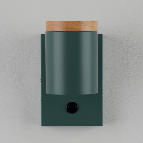 Светильник настенный Рик Ашесвуд, зелёный - фото 2