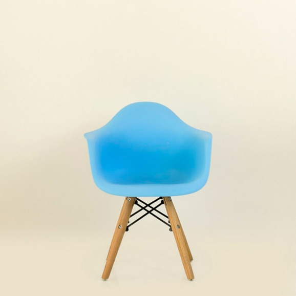 Кресло детское N-2 Eames Style цвет голубой - фото 2