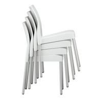 Кресло пластиковое Итинос, слоновая кость