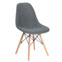Настоящее фото товара Чехол Е07 на стул Eames, серый, произведённого компанией ChiedoCover