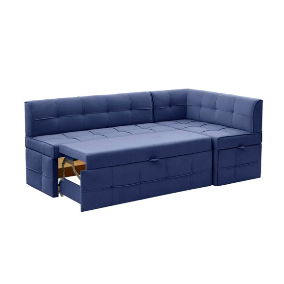 Угловой диван для кухни Атлант Плюс, синий, правый Угловой диван для кухни Атлант Плюс, синий, правый - фото 3