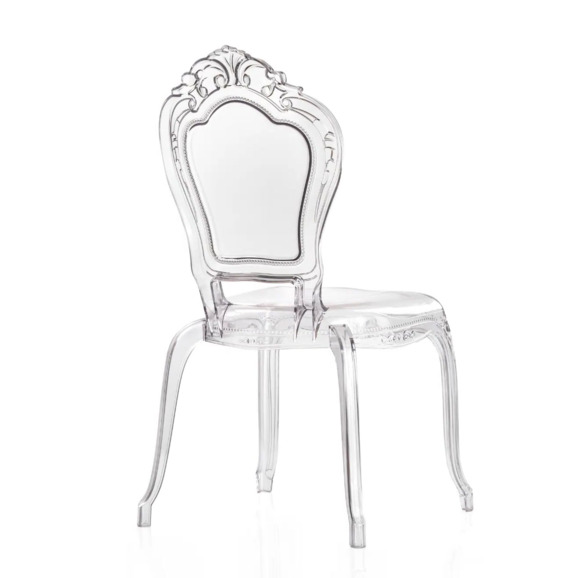 Стул Мила без подлокотников, прозрачный - фото 2