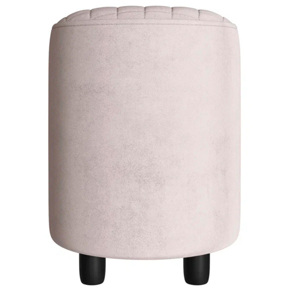 Пуф Тепал, велюр, серо-бежевый - фото 2