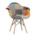 Кресло Eames DSW пэчворк