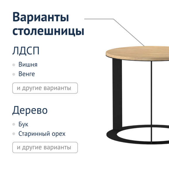 Стол Арена, лофт - фото 4