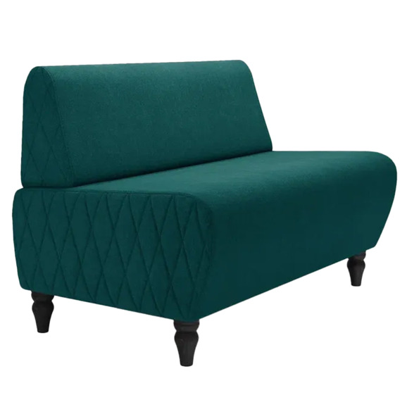 Диван Лотик, велюр, зеленый - фото 1