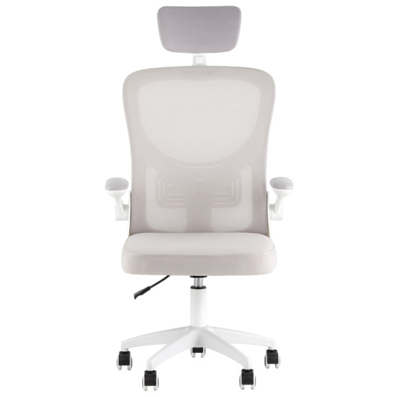 Кресло офисное TopChairs Core, серый, белый - фото 2