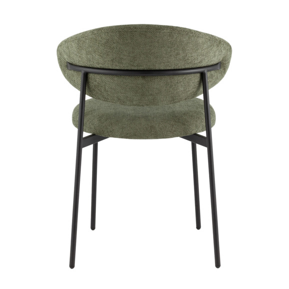 Стул Эва, шенилл, каркас зеленый - фото 3