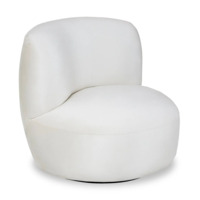 Настоящее фото товара Кресло Patti, белое, произведённого компанией ChiedoCover
