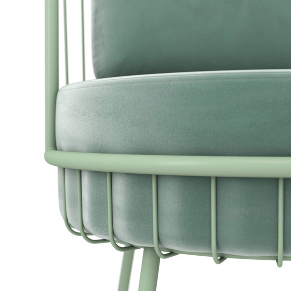 Диван Rose, мятный - фото 5