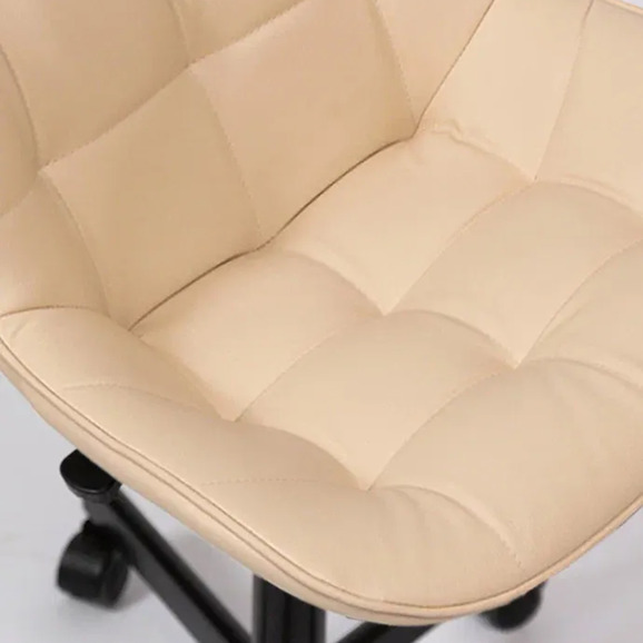 Стул Мускус, пятилучие, кожа, бежевый, черный - фото 7