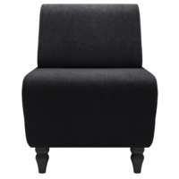 Фотография Кресло Лотик велюр, черный Фотография товара Кресло Лотик велюр, черный от компании ChiedoCover.