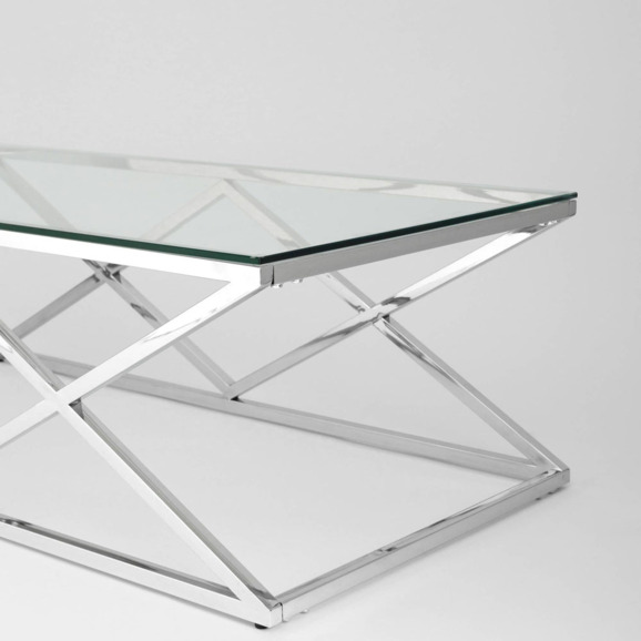Журнальный стол Инсигния 120 x 60 серебро - фото 4