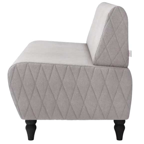 Диван Лотик, велюр, серо-бежевый Диван Лотик, велюр, серо-бежевый - фото 4