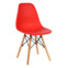 Настоящее фото товара Стул пластиковый Eames, бук, красный, произведённого компанией ChiedoCover