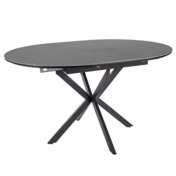 Фотография товара Стол обеденный Eaves, раскладной, серый, черный от компании ChiedoCover.