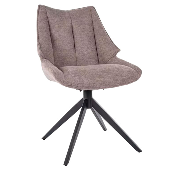 Стул кухонный Chic, поворотный, бежевый, черный Стул кухонный Chic, поворотный, бежевый, черный - фото 1