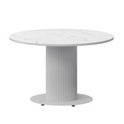 Фотография товара Стол нераздвижной Римс, 1000мм, азул, белый муар от компании ChiedoCover.