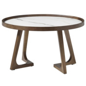 Фотография товара Журнальный стол Оксиген, орех, белый от компании ChiedoCover.