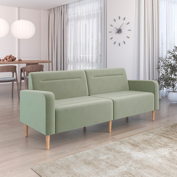 Диван Папилла, велюр, 202 см, оливковый Диван Папилла, велюр, 202 см, оливковый - фото 4