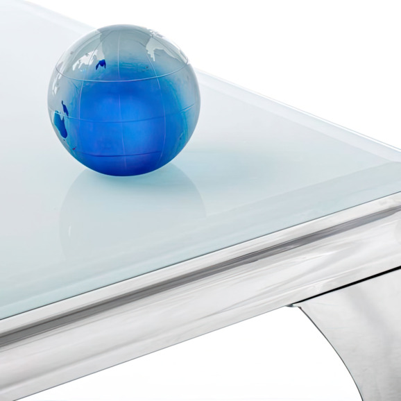 Стол стеклянный Sondal 160 белый - фото 6