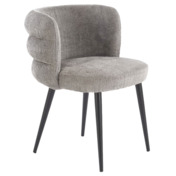 Фотография товара Стул кухонный Etching, серый, черный от компании ChiedoCover.