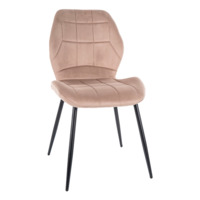 Настоящее фото товара Стул кухонный Cone, темно-бежевый, черный, произведённого компанией ChiedoCover