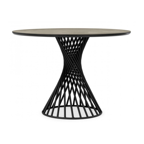 Керамический стол Вивиен 110 avenue grey sahara / черный Керамический стол Вивиен 110 avenue grey sahara / черный - фото 9