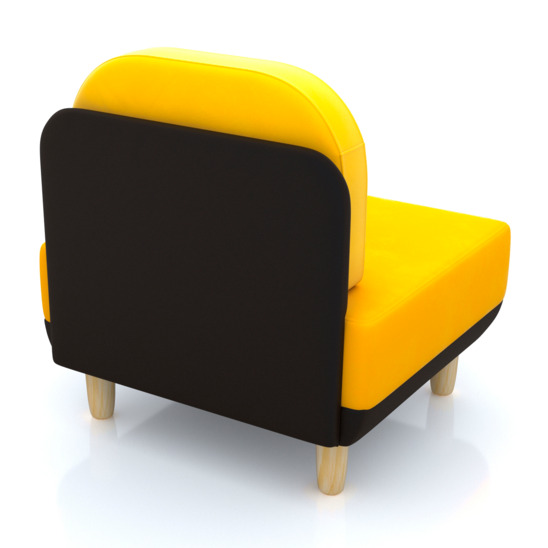 Кресло Рилто, желтое - фото 4