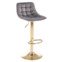 Фотография Стул барный Convergence, золотой, темно-серый от производителя ChiedoCover, картинка продукции, реальное фото товара Настоящее фото товара Стул барный Convergence, золотой, темно-серый, произведённого компанией ChiedoCover