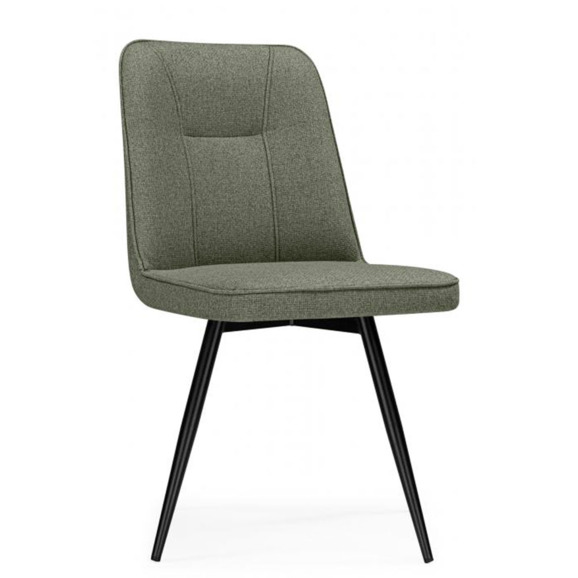 Стул на металлокаркасе Texas 3 поворотный светло-зеленый / черный Стул на металлокаркасе Texas 3 поворотный светло-зеленый / черный - фото 1