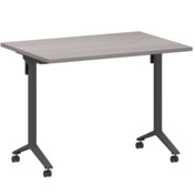 Фотография товара Стол мобильный складной лиственница, антрацит, 25 мм, 100*70 от компании ChiedoCover.