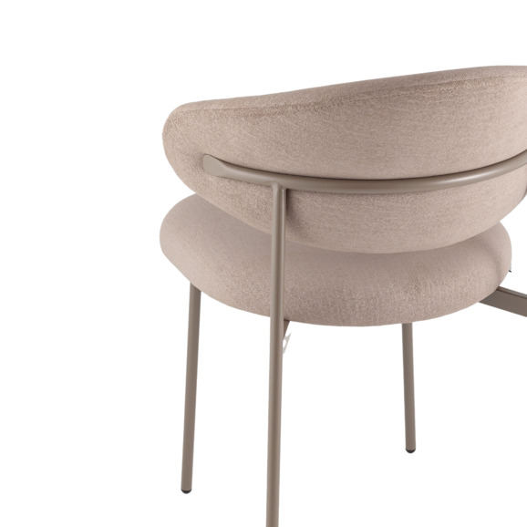 Стул Эван, велюр, каркас бежевый - фото 5