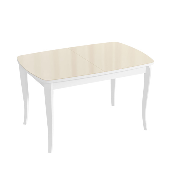 Стол Элси, капучино, белый - фото 1